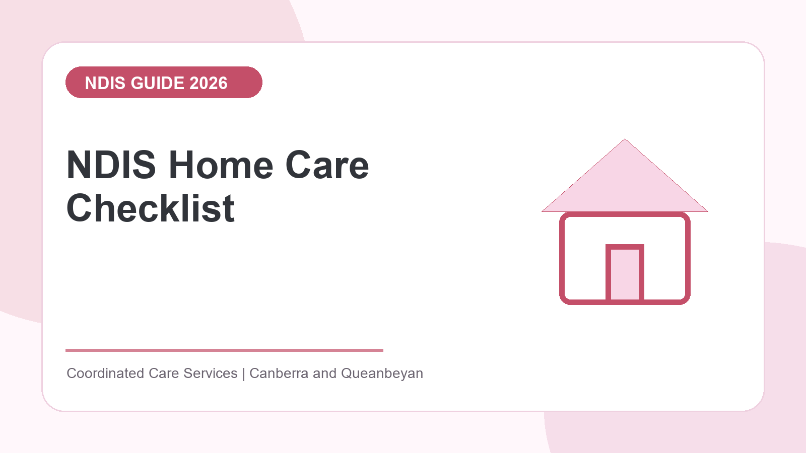 NDIS assistance with daily life including personal care and household routines
