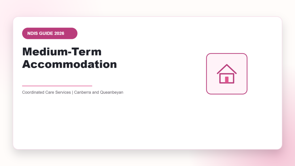 Medium-Term Accommodation - NDIS guide by Coordinated Care Services