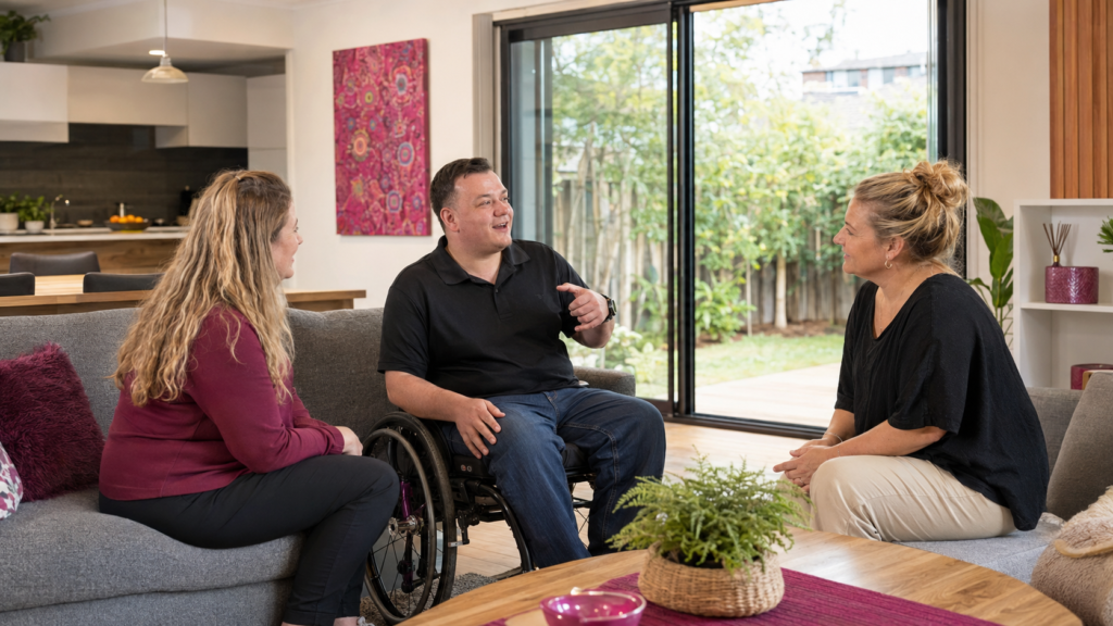 Participant-led visit to a potential Supported Independent Living home
